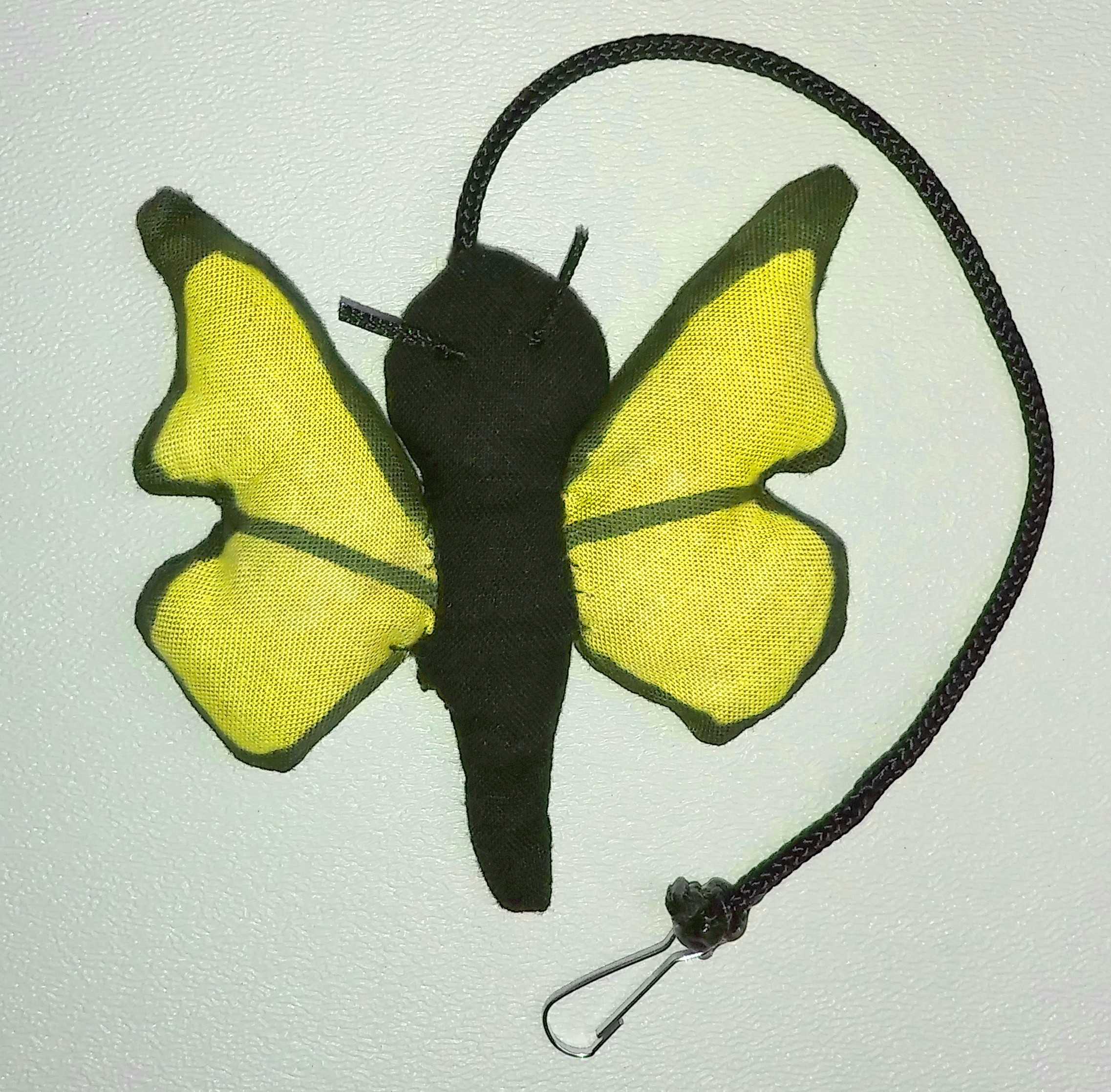 Butterfly Catnip Toy (Yellow)