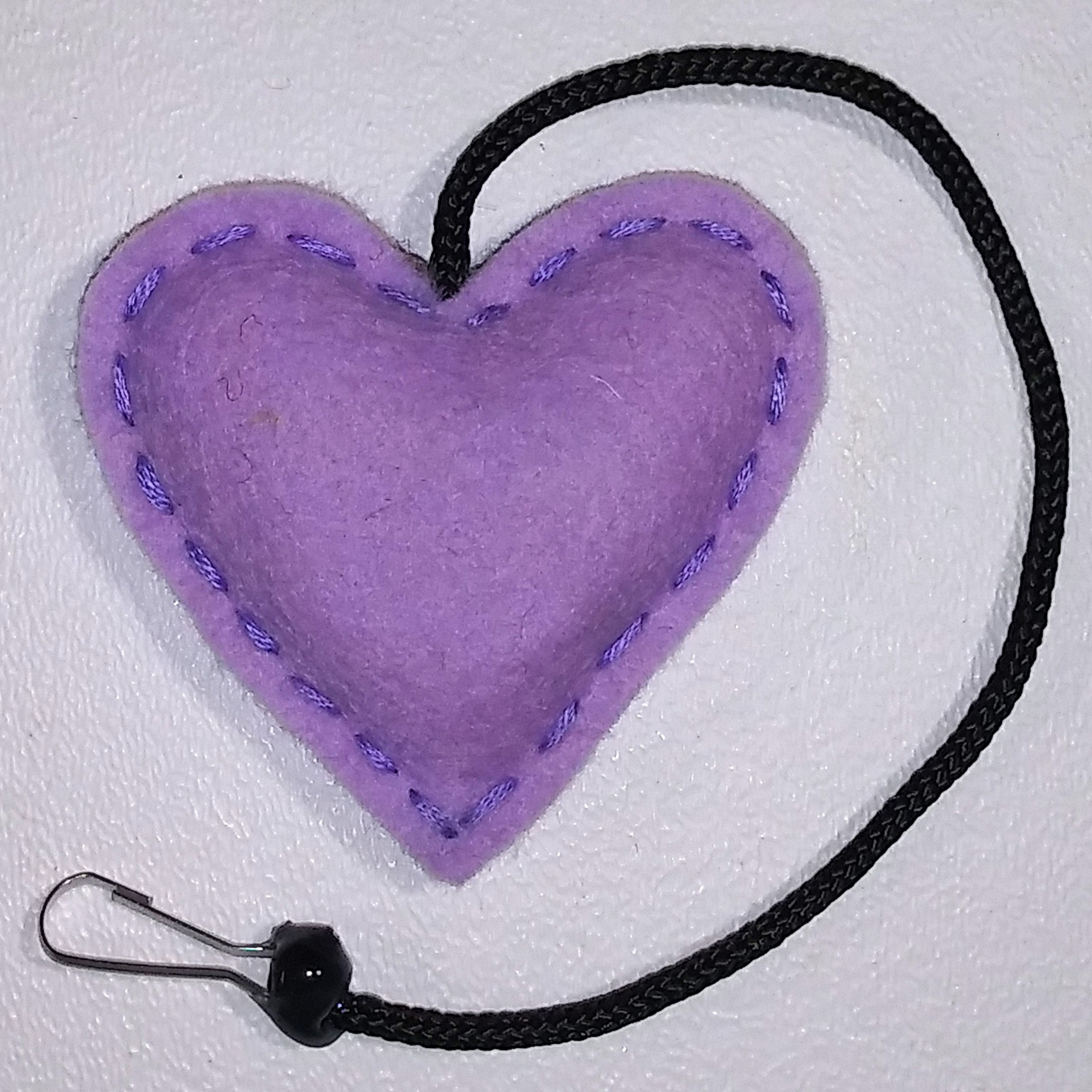 Heart Rattle Toy (Lavender)