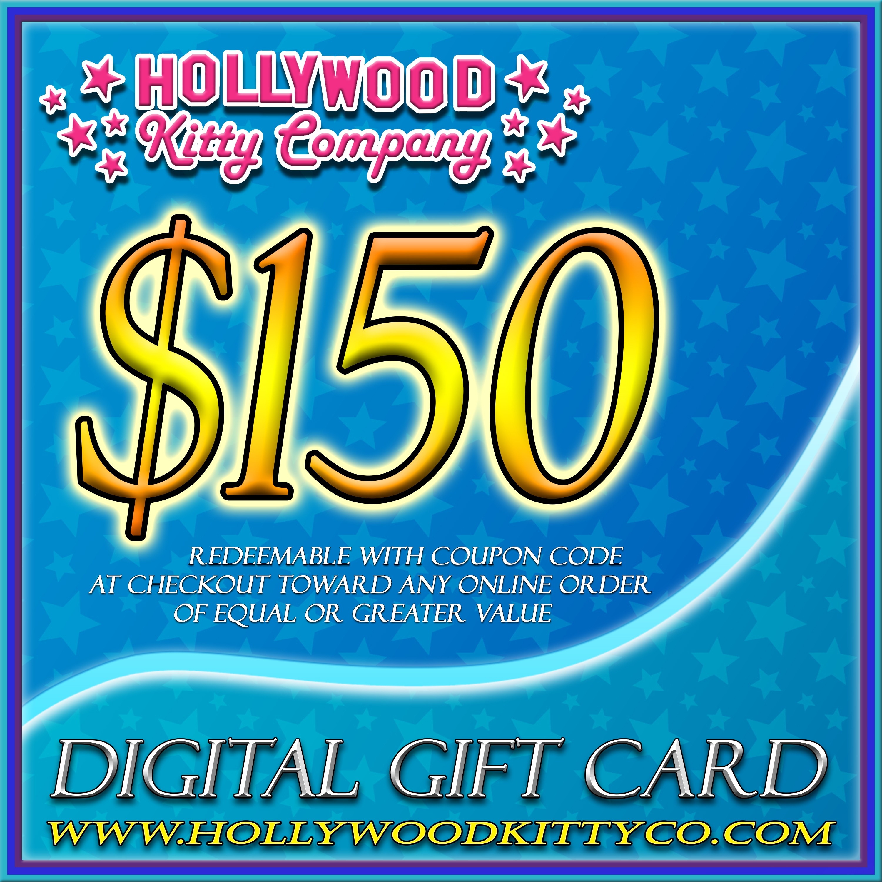 This image is intended for display in our online catalog only.  To see the "Digital Gift Card" image file you will receive to give to your recipient, see image 2.