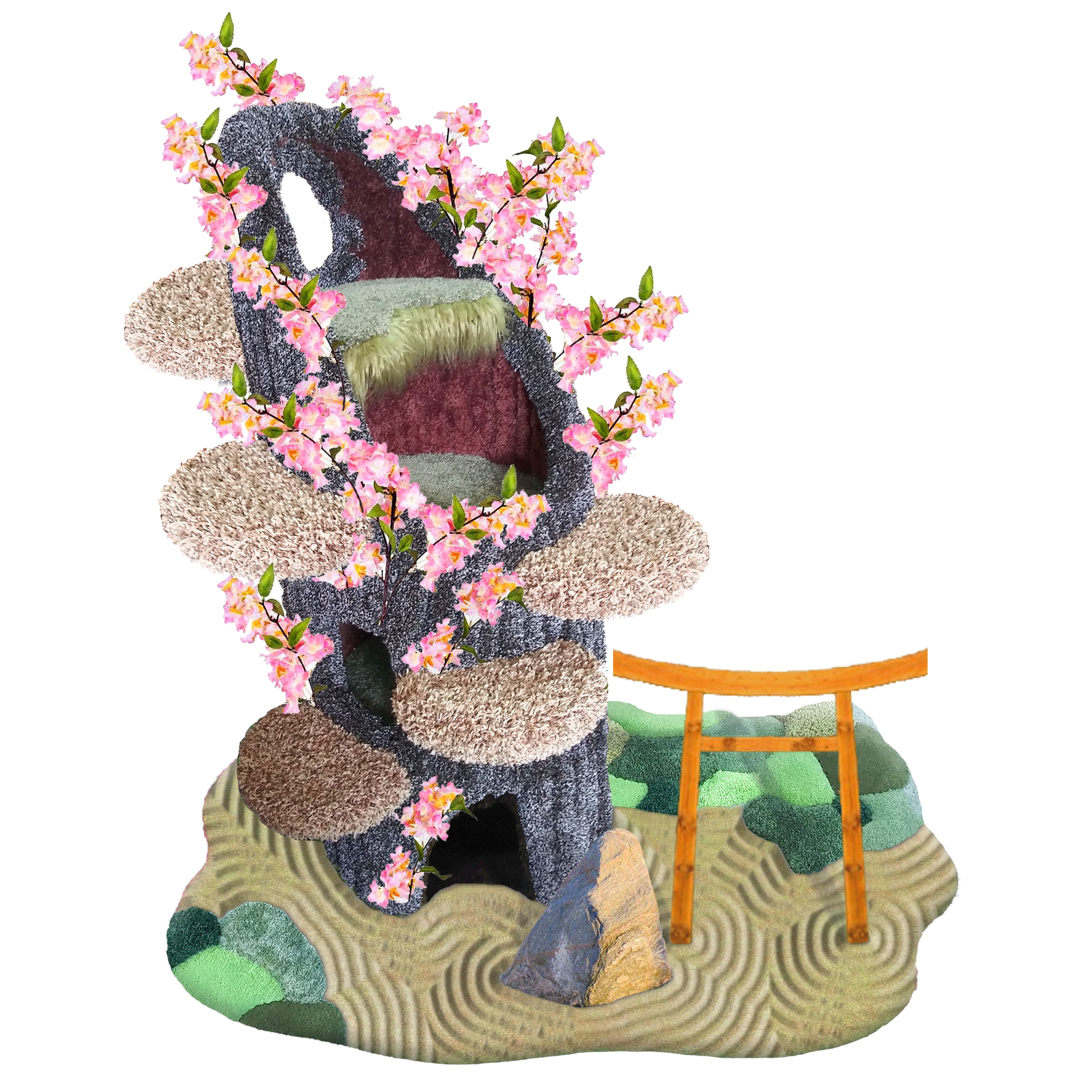 Japanese Zen Garden Stump Condo