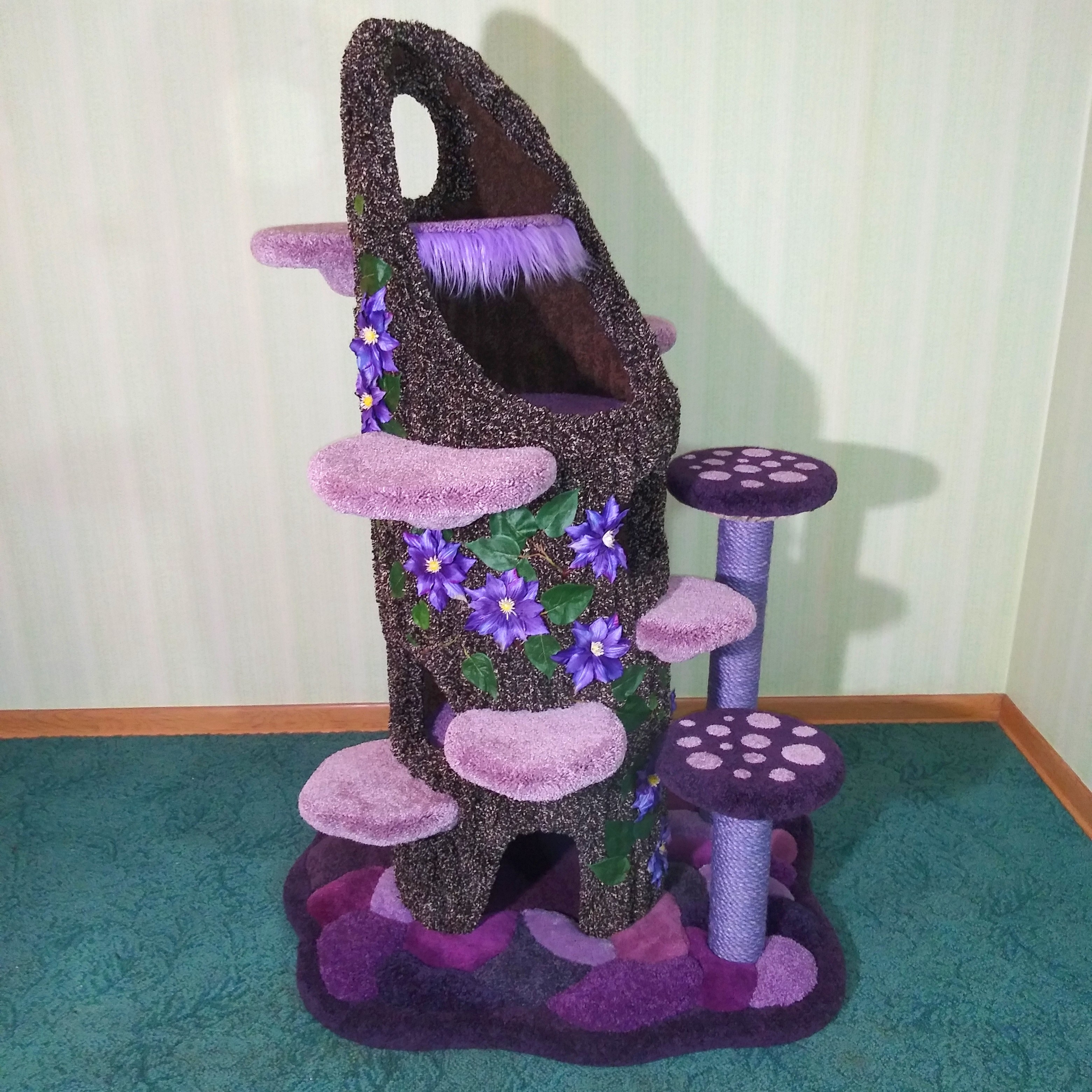 Enchanted Purple Passion Tree Stump Condo