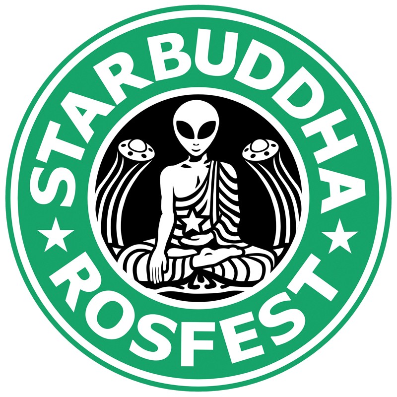 Starbuddha Rosfest Sticker