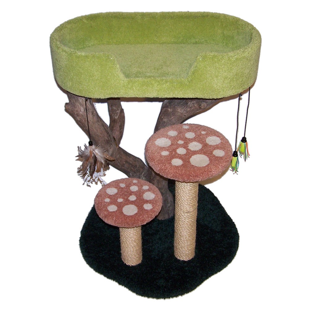mushroom cat tree