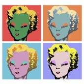 Alien Marilyn Sticker