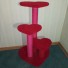 Bright red w/ hot pink sisal