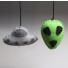 Available Alien-themed cat toy set (catnip & bell inside).  Copyright KurfmanTreasures. Visit their online store for these & more great items... https://www.etsy.com/shop/KurfmanTreasures