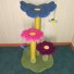 Shown here with sky blue, carnation & plum flowers w/ grass green base & posts with lime green sisal.  Also, with 2 dragonfly toys.