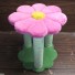 Shown here with carnation flower, grass green base, pastel green, without cat toys.