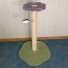 38" with lavender daisy, grass green base/support ring, natural sisal & Crinkle Caterpillar toy.