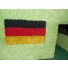 On the opposite side of the kitty mural wall is this German flag.  This optional flag can be from another country.  However, if the flag design is more complex, additional costs would apply.  If you would like a flag from another country in this spot, ple