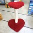 38" height in red w/ natural sisal