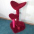 Shown here in "cranberry" carpet with 1 hot pink dyed sisal scratch post.