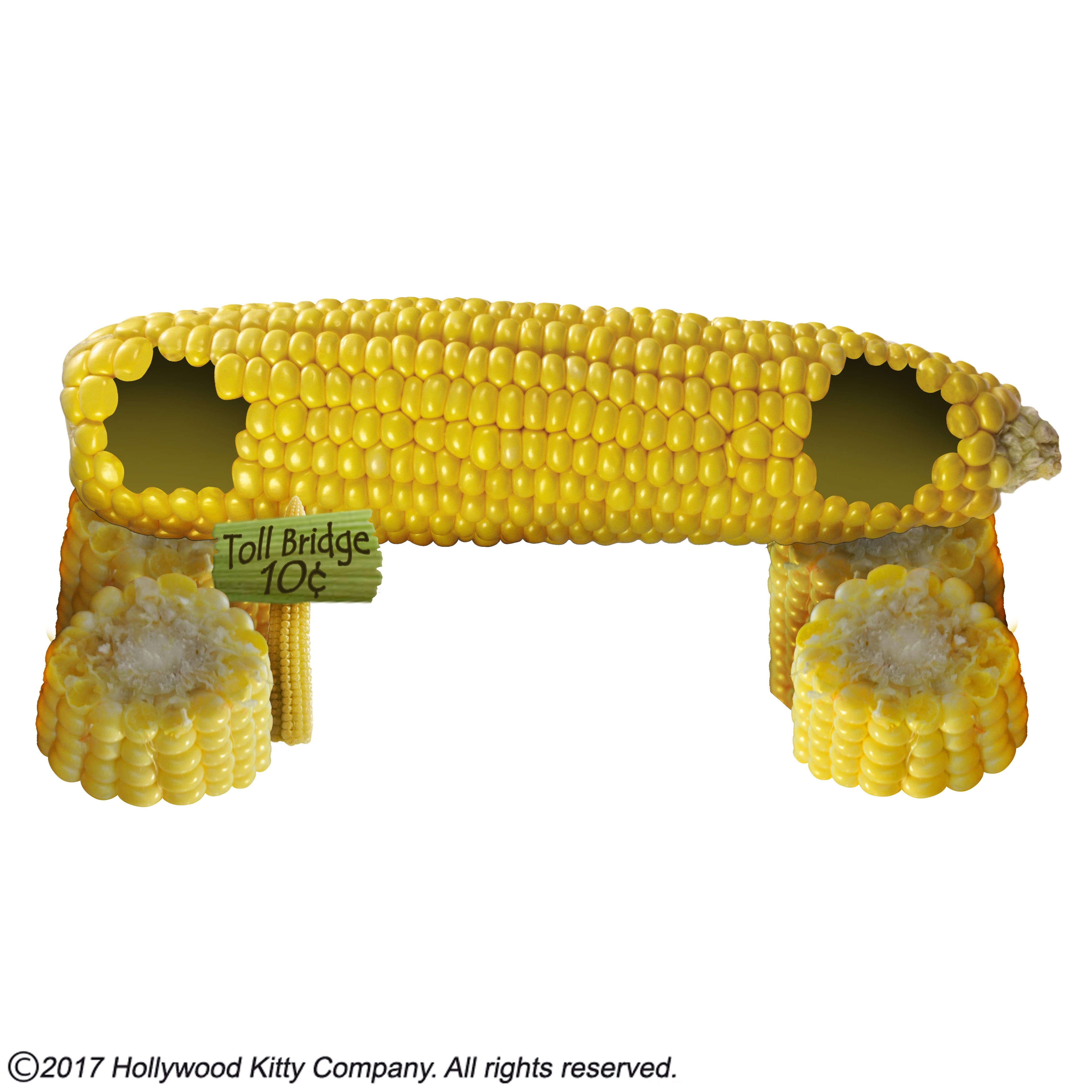 Hammy-Town Corn Cob Bridge