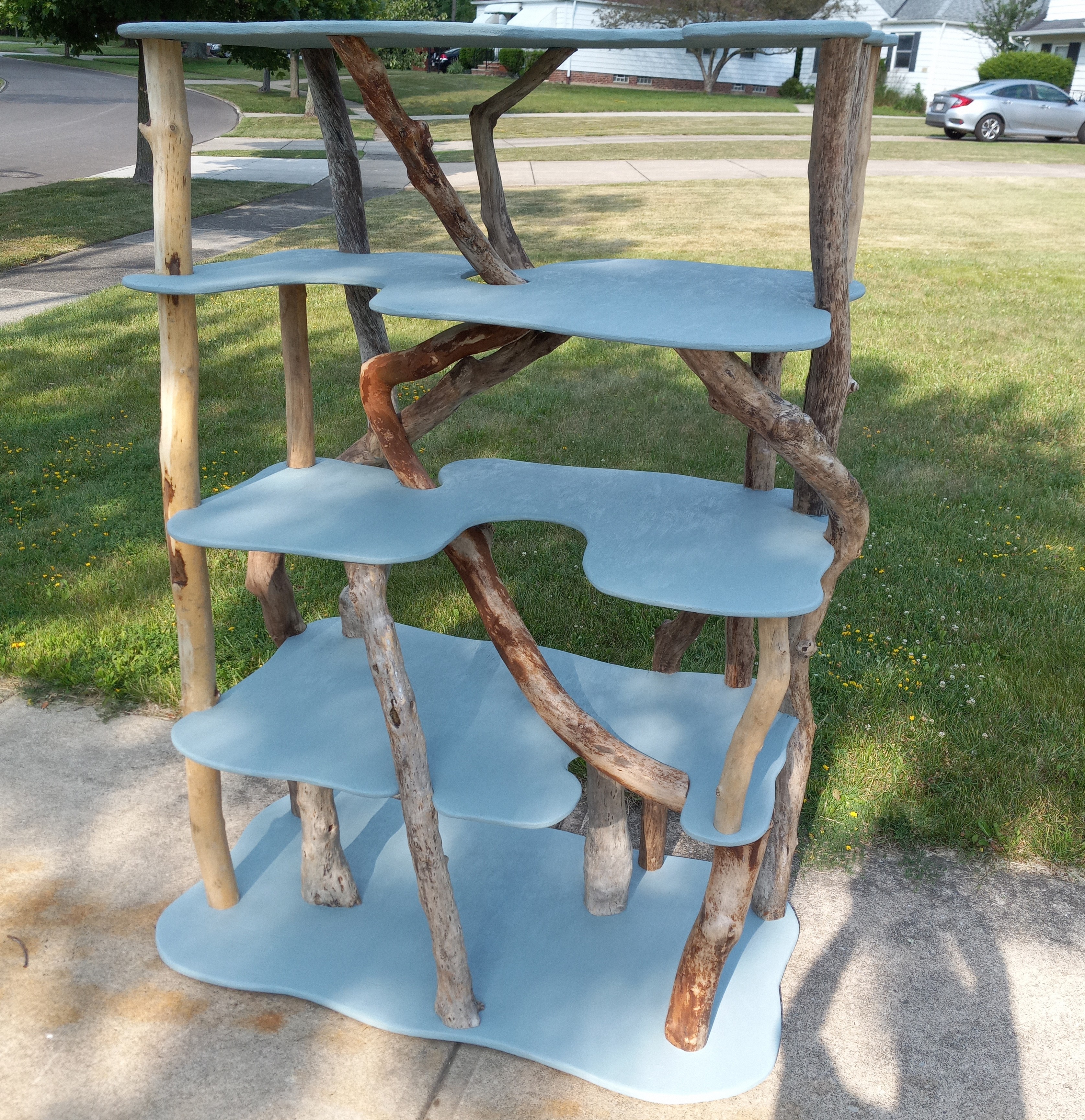 72" x 36" x 24" tree made with driftwood