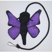 Butterfly Catnip Toy (Purple)