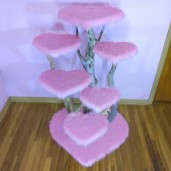 Sweetheart Faux Fur Driftwood Tree