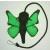 Butterfly Catnip Toy (Green)