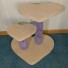 26" height in cream w/ lavender carpet posts