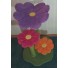 Shown here with lavender, raspberry & bright orange flowers w/ grass green base & posts.  Also, with emerald green dyed sisal to match the grass green carpet