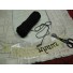 The hand-stitched "banner marquee" inscriptions are meticulously hand-sewn and hot glued to lock in the yarn.  Later, this carpet gets glued and stapled to the house panel and the doorway carpet is cut and wrapped into the opening for the doorway.  As you