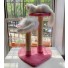 36" height in light pink w/ natural sisal