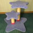 Shown here in sky blue w/ carnation pink & natural sisal.
